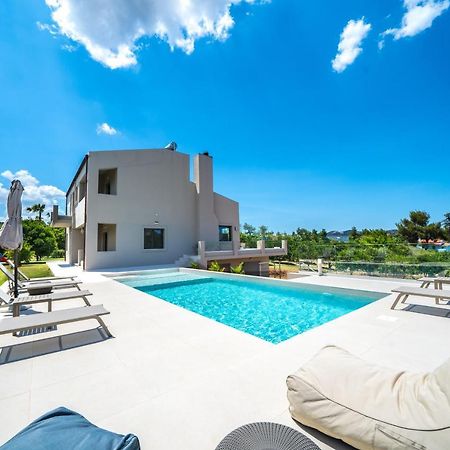 Villa Florentina ✩ Private Pool ✩ Bbq ✩ 7 Guests Alikianos Bagian luar foto